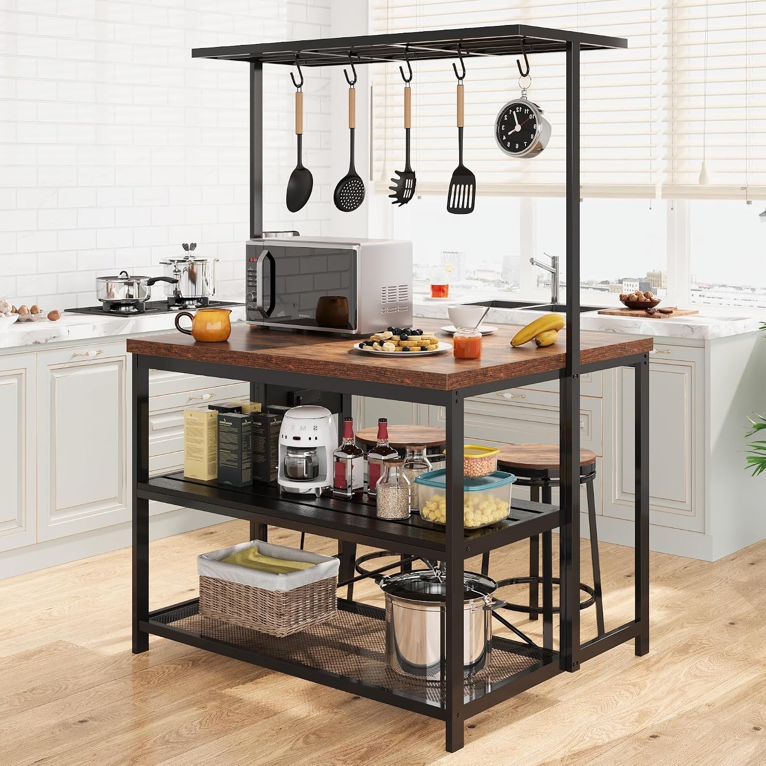 Kitchen Baking Rack - 47: isola da cucina con presa