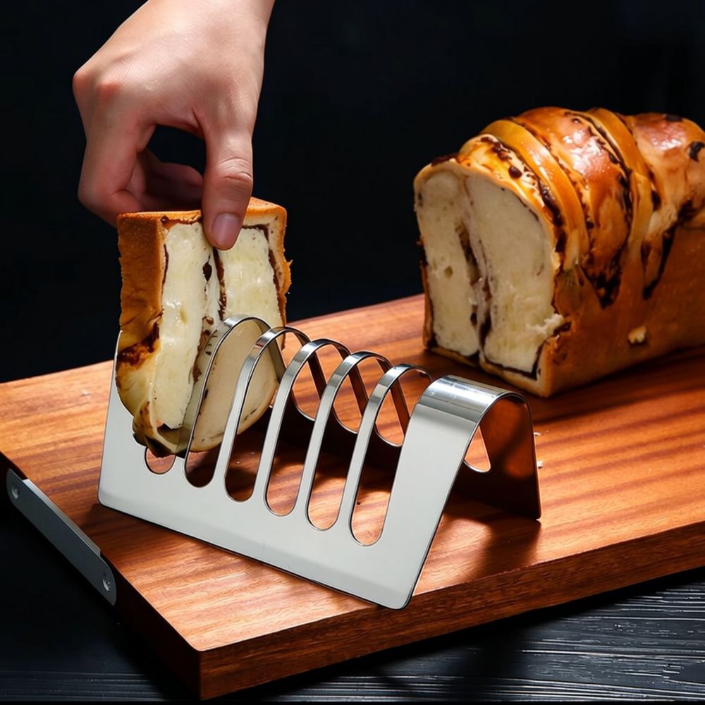 Porta pane in acciaio inossida - Kitchen Baking Rack recensione e prezzo