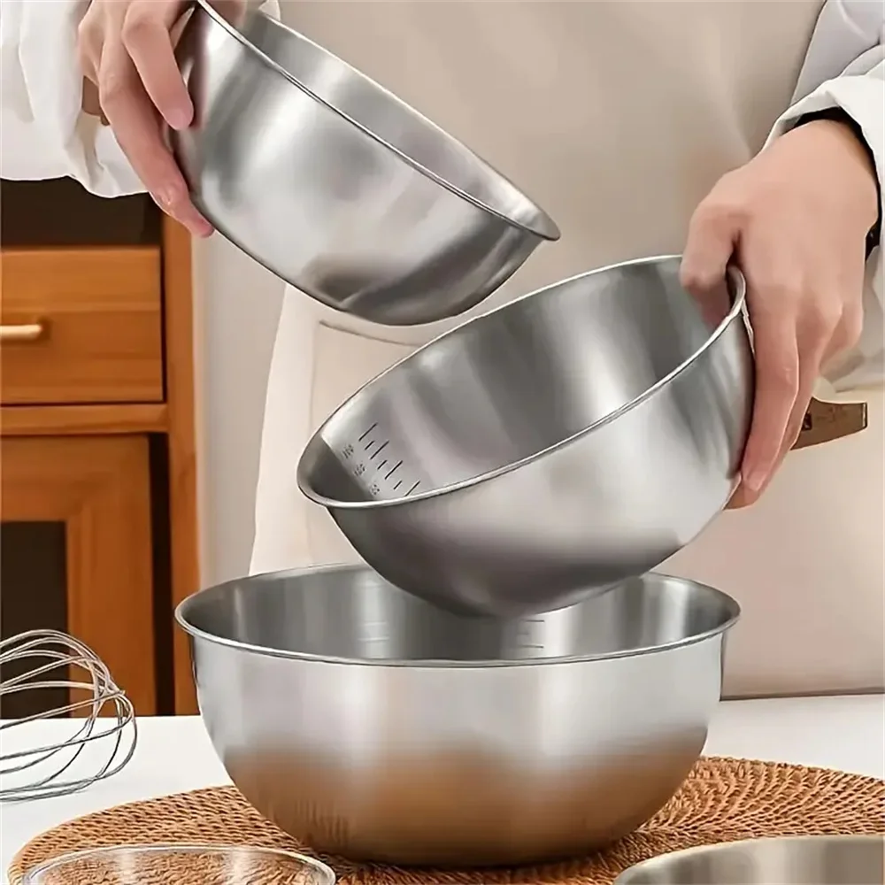 Set di 1-3 Ciotole in Acciaio  - Baking Kitchen Set recensione e prezzo