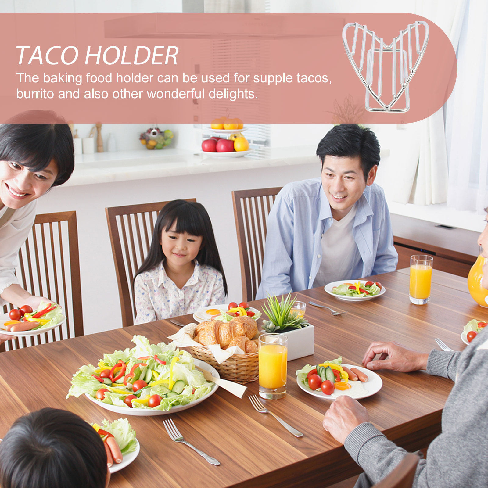Porta Tacos in Acciaio Inox co - Kitchen Baking Rack recensione e prezzo