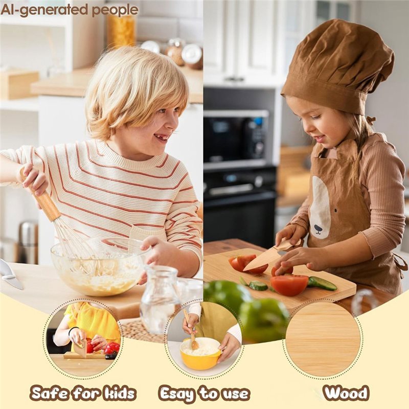 ABUG: set di coltelli in legno - Kitchen Kids Baking Set recensione e prezzo