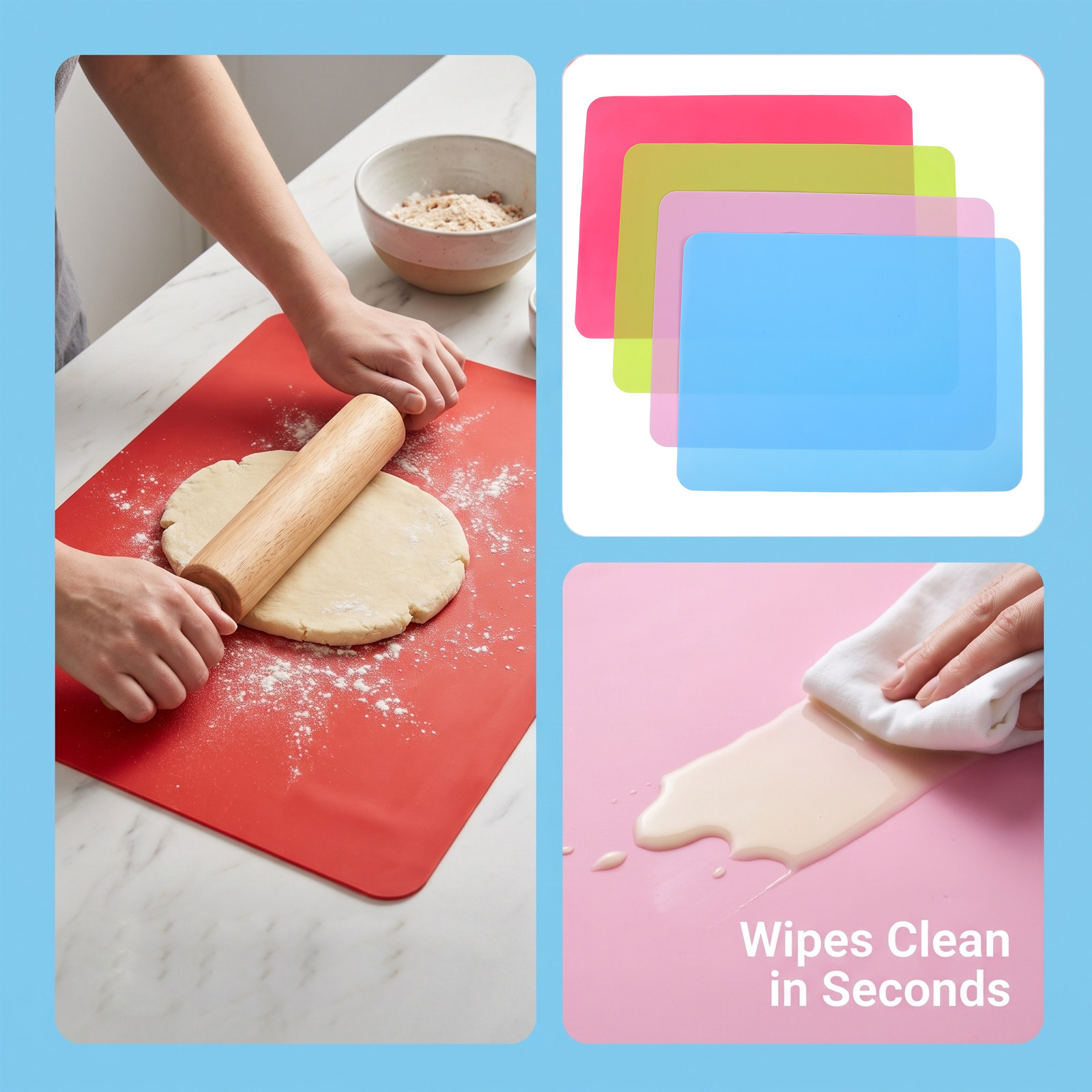 Set da 4 pezzi: rullo da cucin - Kitchen Roller Baking recensione e prezzo