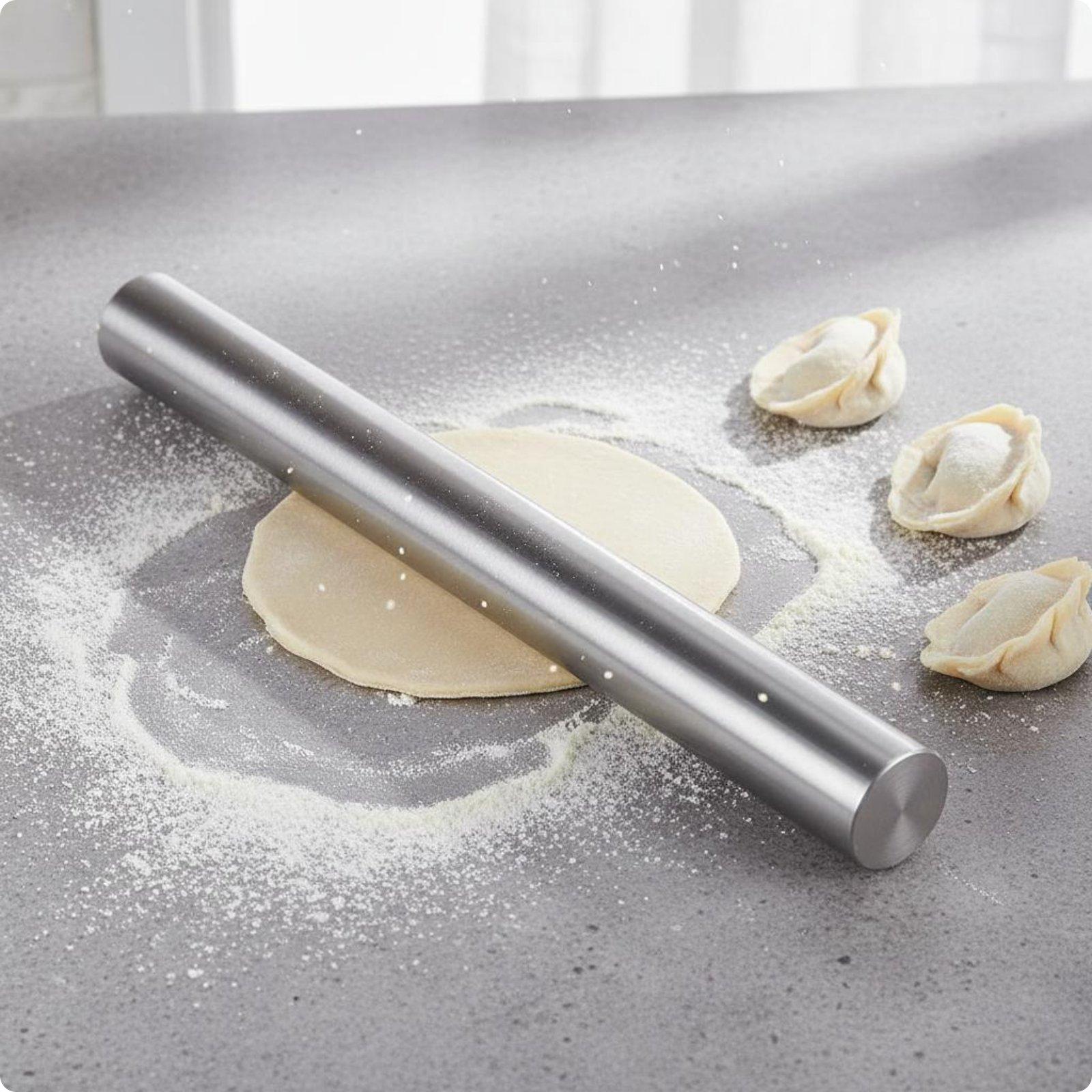 Mattarello da forno in acciaio - Kitchen Roller Baking recensione e prezzo